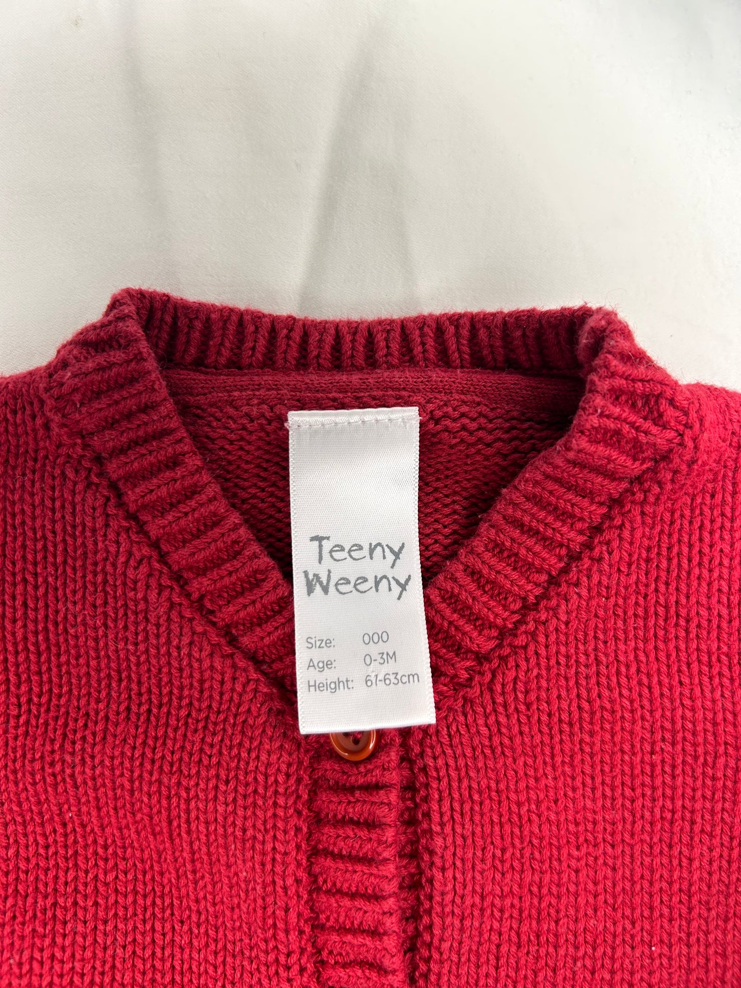 Teeny Weeny Ladybug Cardigan