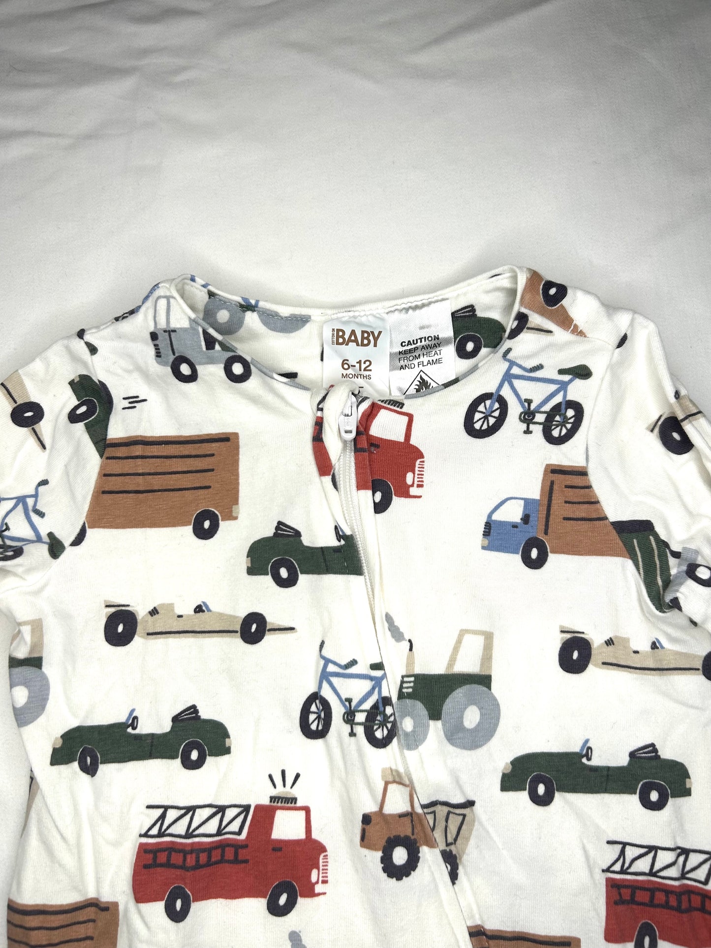 Trucks 'n Cars Onesie