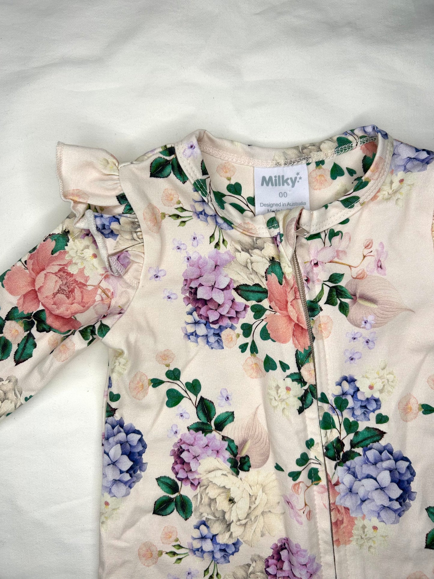 New Milky Floral Onesie