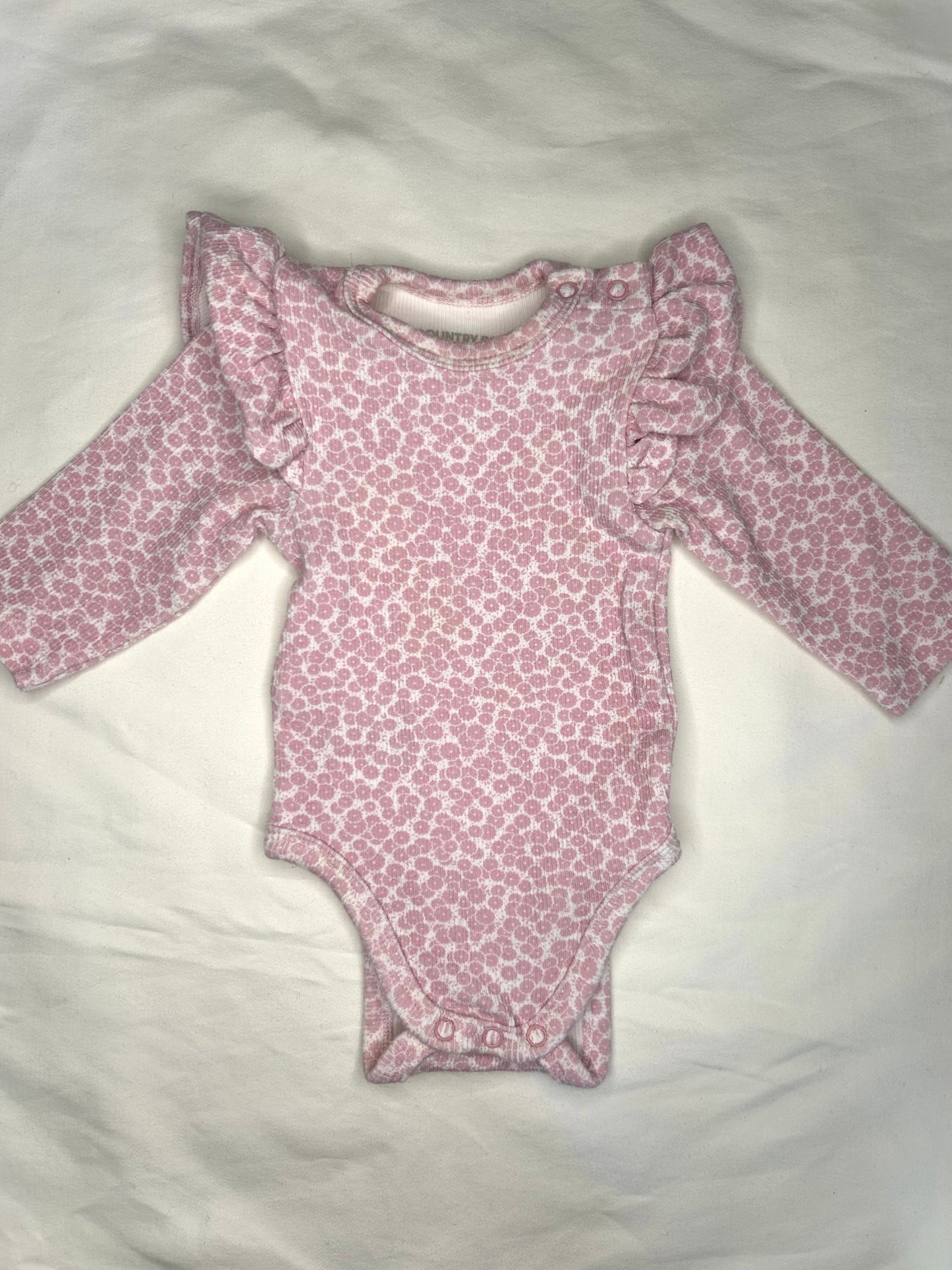 Country Road Newborn Floral Singlet