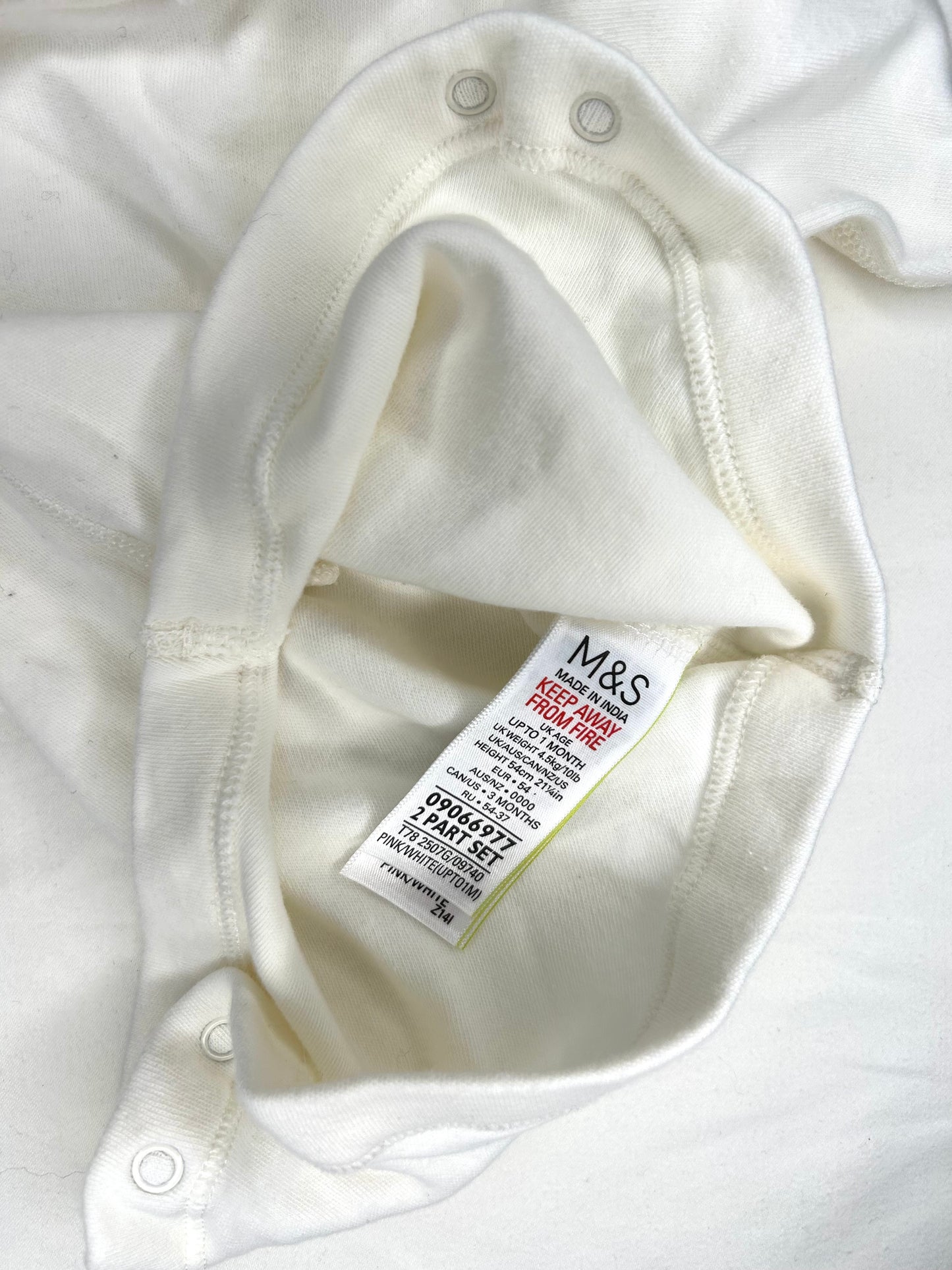 M & S Dolly Singlet Newborn