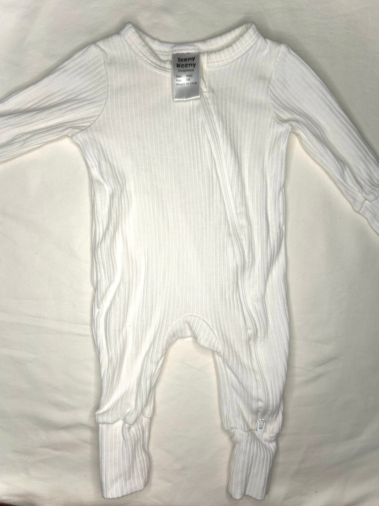 Teeny Weeny Ribbed Onesie new