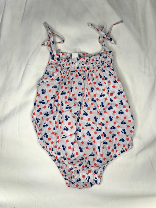 Country Road Cherry Romper
