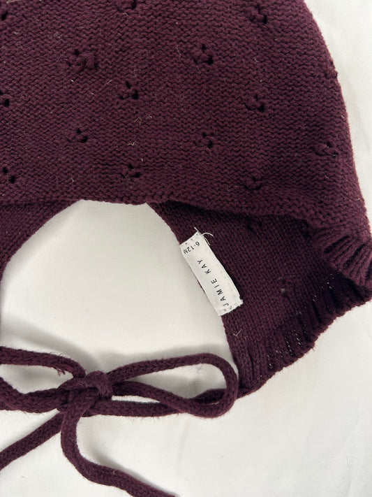 Jamie Kay Maroon Bonnet