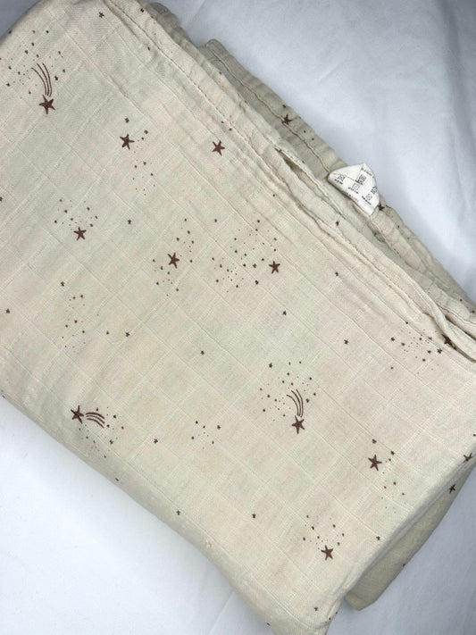 Mushie Cotton Summer Swaddle / Pram Cover