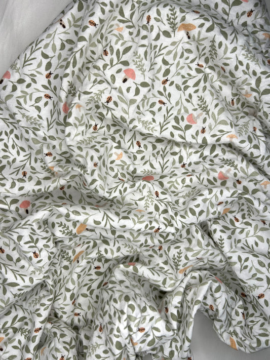 Adairs Baby Forest Leaves Bassinet Sheet