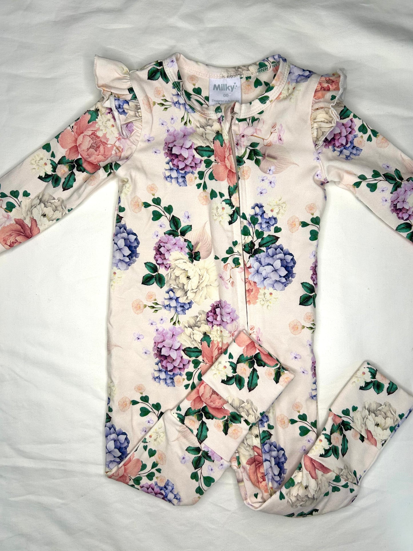 New Milky Floral Onesie