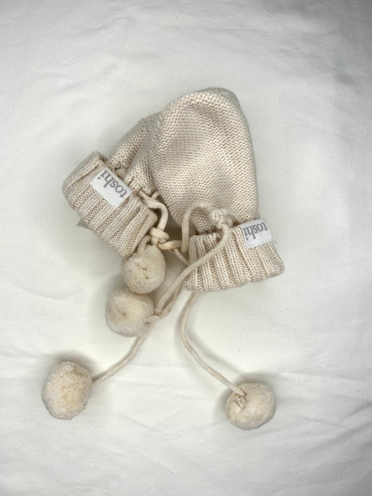 Toshi Pom Pom  Mittens