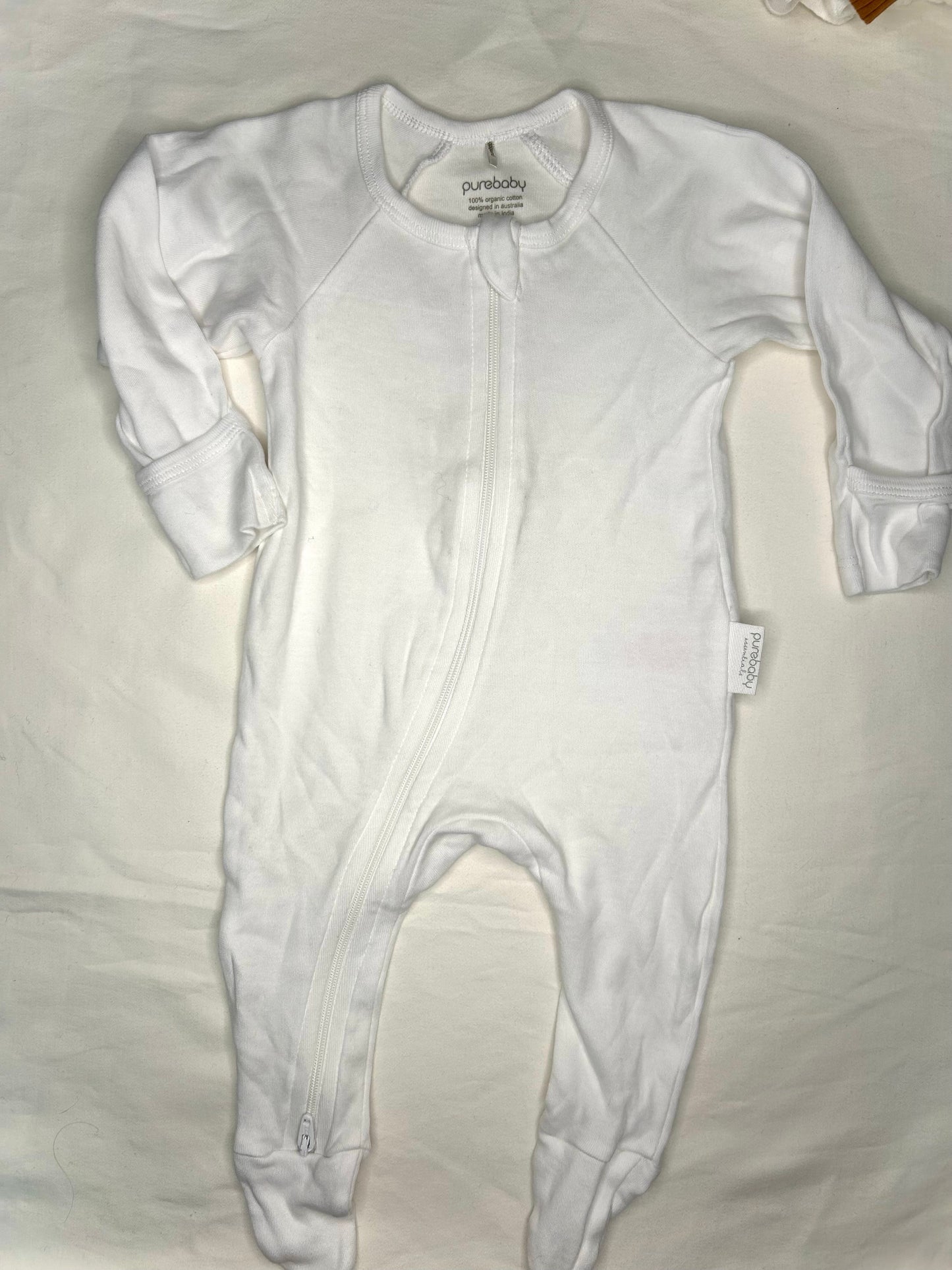 Purebaby Organic Cotton Onesie New