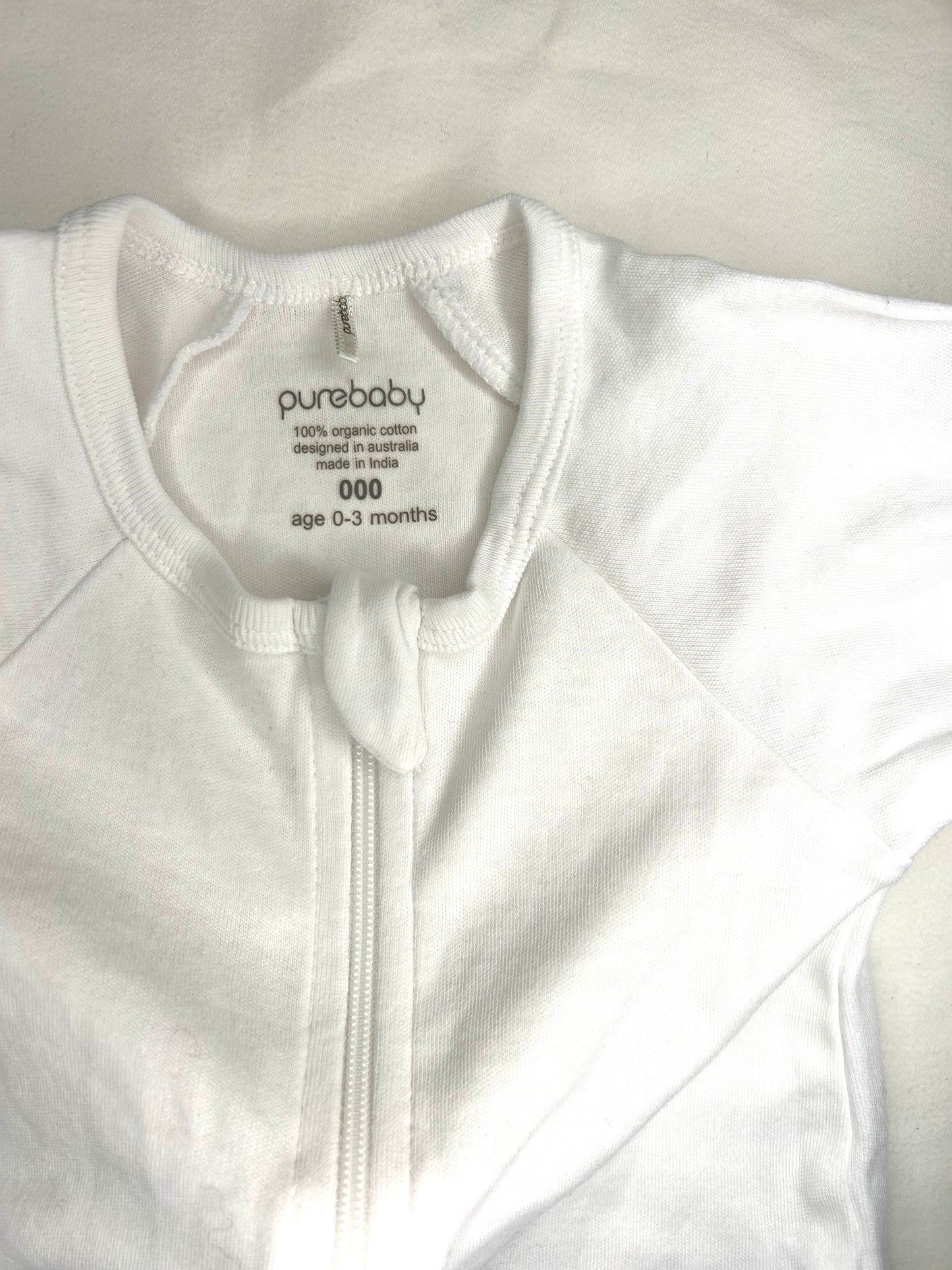 Purebaby Organic Cotton Onesie New