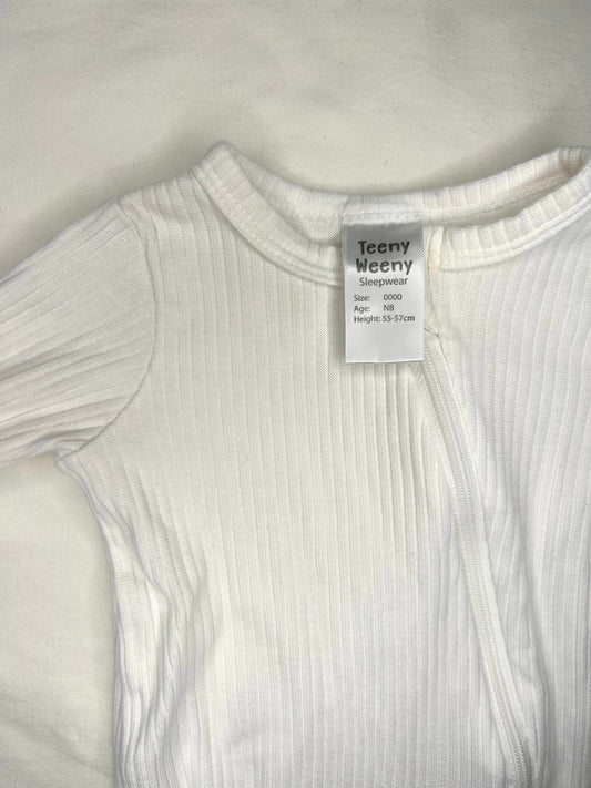 Teeny Weeny Ribbed Onesie new